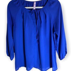 Alya (M) Royal Blue Blouse
